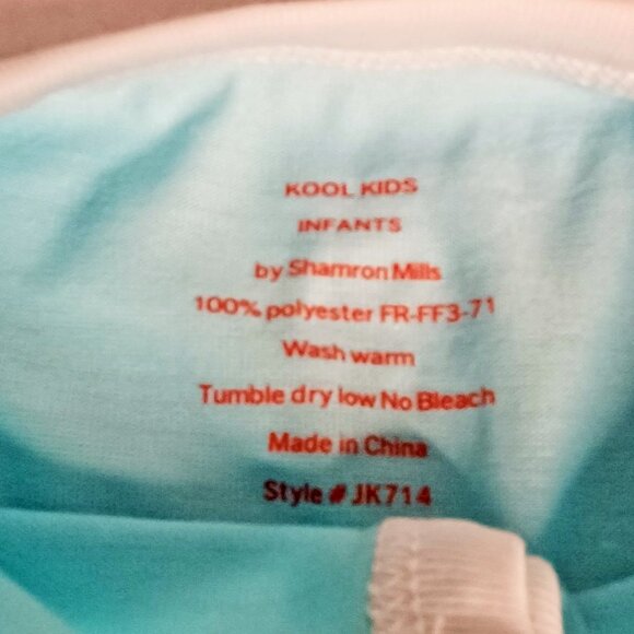 3 x NEW Kool Kids/Shamron Mills Infant Aqua Gown - Picture 2 of 3